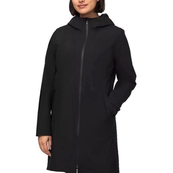 lululemon athletica Jackets & Blazers - LULULEMON ATHLETICA Black APRES YOGA SOFTSHELL RAIN JACKET size 8 ⭐️⭐️⭐️⭐️